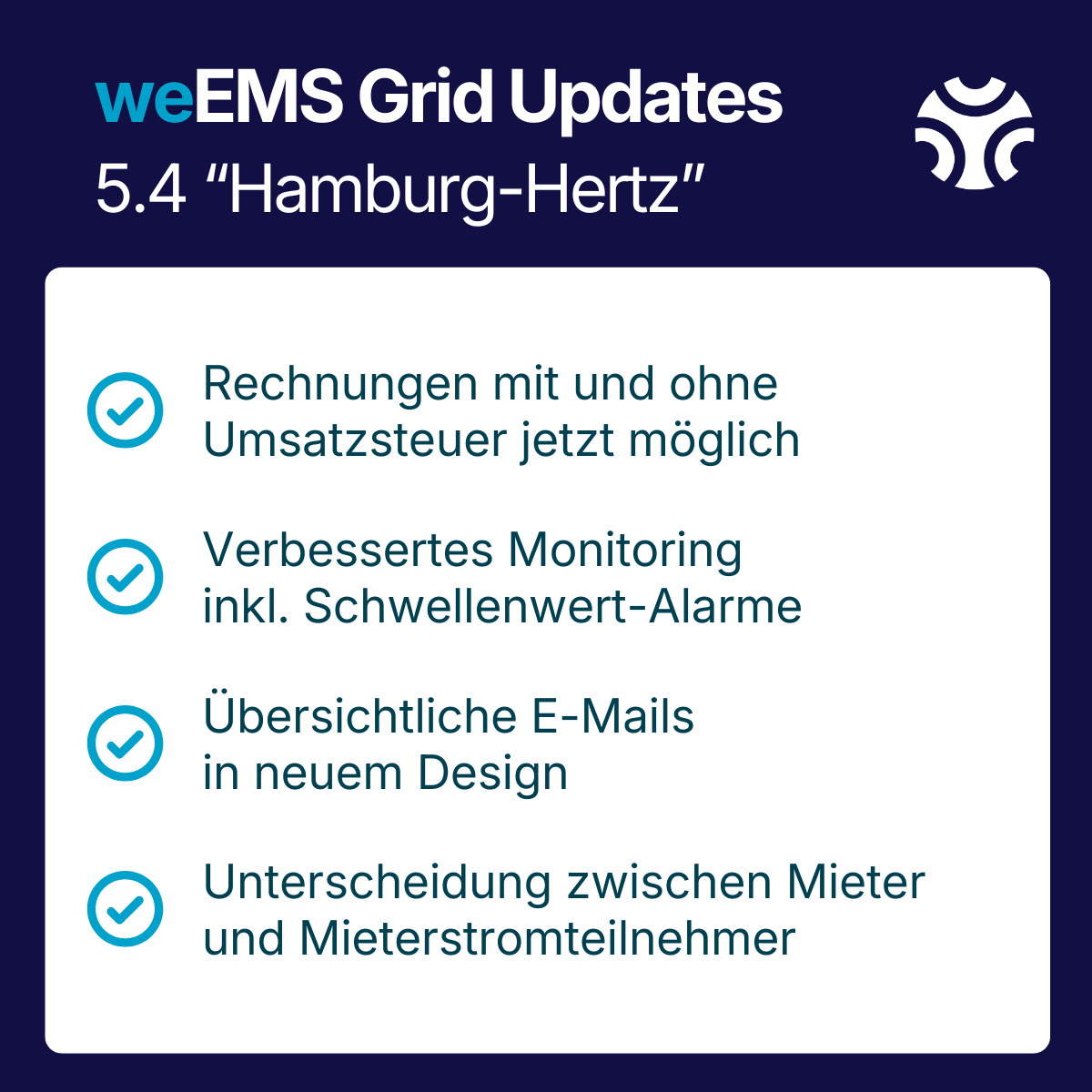 Grid Update - Release 5.4 - Hamburg-Hertz 3