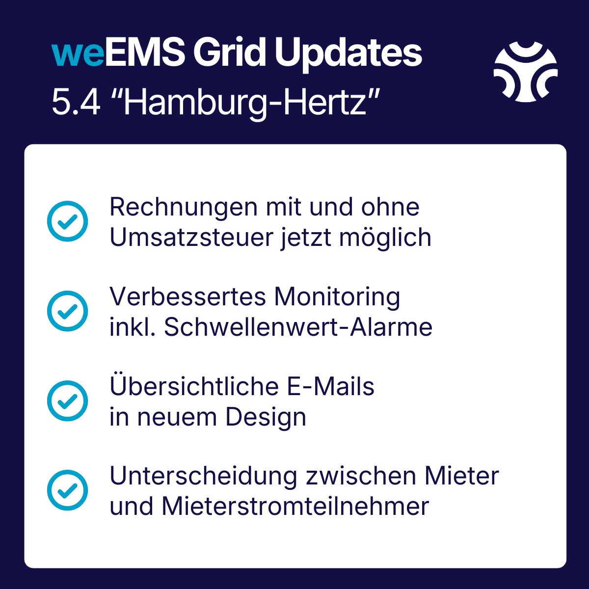 Grid Update - Release 5.4 Hamburg-Hertz (4)