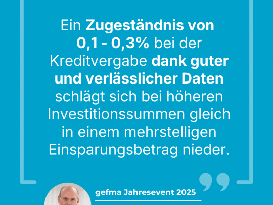 Daten, Transparenz und Standards werden zum entscheidenden Kreditfaktor