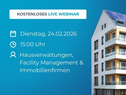 Mieterstrom im Immobilienbetrieb – einfach & abrechnungsfähig