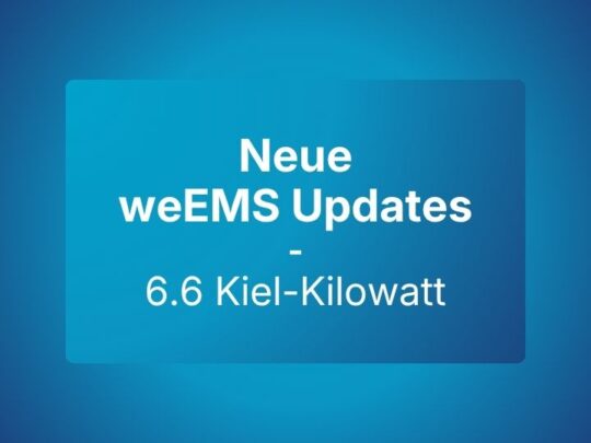 weEMS Release 6.6: Mehr Automatisierung, Monitoring und Effizienz im Alltag